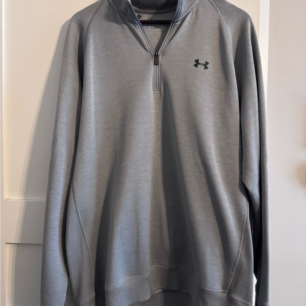 Under Armour Steel Gray Half-Zip Pullover